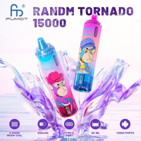 Fumot Tornado 15000 wegwerpvape - 25 ml (1 stuk) exclusief 646T6172 Fumot Vape Prijs