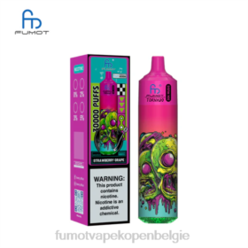 Fumot Tornado 30k muziek aardbei druif 646T6578 Fumot Vape Belgie