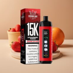 Al Fakher 15k Ice Adjust Clouds Disposable 15000 Puffs 22ml Aardbei Punch