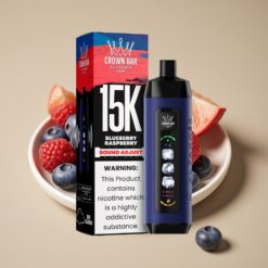 Al Fakher 15k Ice Adjust Clouds Disposable 15000 Puffs 22ml Blauwe Bes Framboos