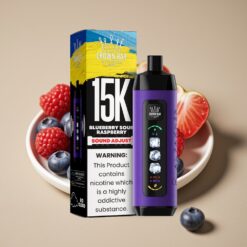 Al Fakher 15k Ice Adjust Clouds Disposable 15000 Puffs 22ml Blauwe Bes Zure Framboos
