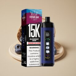 Al Fakher 15k Ice Adjust Clouds Disposable 15000 Puffs 22ml Blauwe Bessen Kauwgom