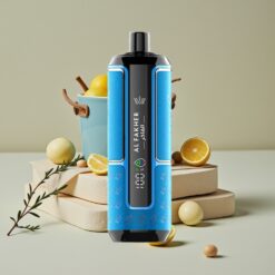 Al Fakher Crown Bar 15K Hypermax Wegwerp Vape Kit Blauwe Oceaan 22ml 600mAh