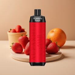 Al Fakher Crown Bar 8000 Crystal Disposable Vape Aardbeien Punch – 18ml, 5mg, USB-C, 600mAh