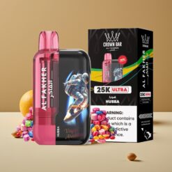 Al Fakher Crown Bar Ultra 25K 22ml 50mg Hubba Disposable Vape