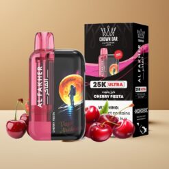 Al Fakher Crown Bar Ultra 25K 22ml Kersenfest Disposable Vape