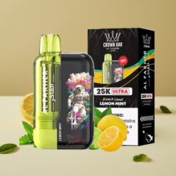 Al Fakher Crown Bar Ultra 25K Disposable Vape Citroen Munt 22ml 50mg Mesh Type-C
