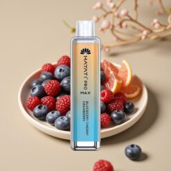 Hayati Pro Max 4000 Puffs Disposable Vape Bosbes Kers Cranberry 1400mAh Oplaadbaar