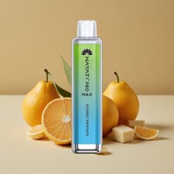 Hayati Pro Max 4000 Puffs Disposable Vape Dubbele Menthol - 1400mAh, 2ml/10ml, TPD