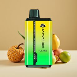 Hayati Pro Ultra 15000 Puffs 850mAh 2×12ml 2% Druif Komkommer Appel Ananas Passie
