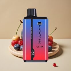 Hayati Pro Ultra 15000 Puffs 850mAh Blauwe Framboos Kers