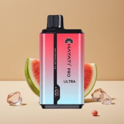 Hayati Pro Ultra 15000 Puffs Watermeloen IJs 2×12ml 2% 49 Smaken