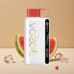 VOZOL STAR 9000/12000 Watermeloen Ijs Disposable met S.i.L.C TECH & Recycled Plastic