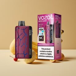 Vozol Neon 45K 45000 Puffs Disposable Vape Drakenvrucht Banaan Kers 20ml 800mAh