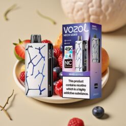 Vozol Neon 45K 45000 Puffs Disposable Vape Gemengde Bessen 20ml 800mAh Mesh Coil