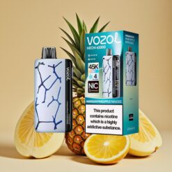 Vozol Neon 45K 45000 Puffs Disposable Vape Hawaïaans Ananasparadijs 20ml 800mAh Mesh Coil