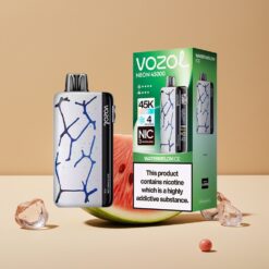 Vozol Neon 45K 45000 Puffs Disposable Vape Watermeloen IJs 20ml 50mg Mesh Coil