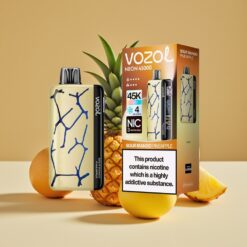 Vozol Neon 45K 45000 Puffs Disposable Vape Zure Mango Ananas 20ml 50mg